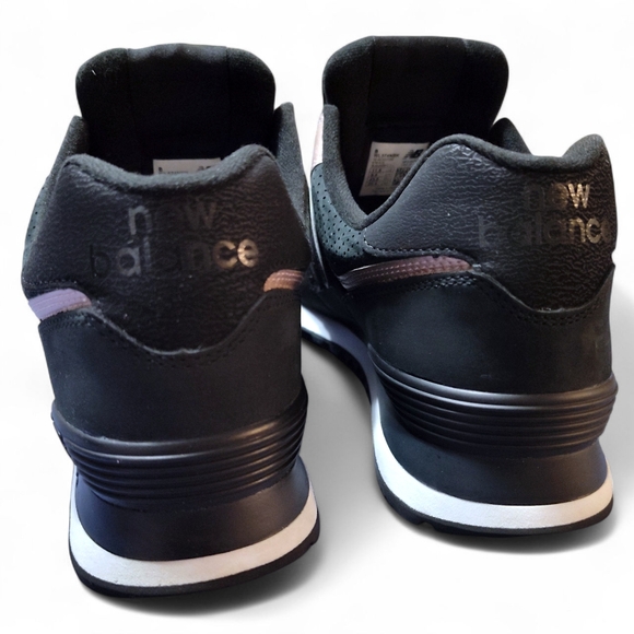 New Balance 574 Sneakers Black Rose Womens Size 11.5 - Picture 3 of 10